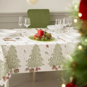 Traversă de masă cu brad de sărbătoare