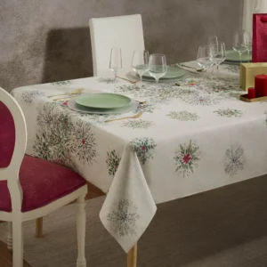 Traversă de masă cu zăpadă de sărbători