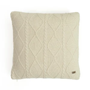 Knitted cushion cover - Beige