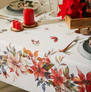 Față de masă florală