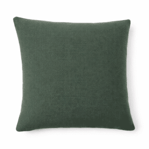 Knitted cushion cover- Dark green