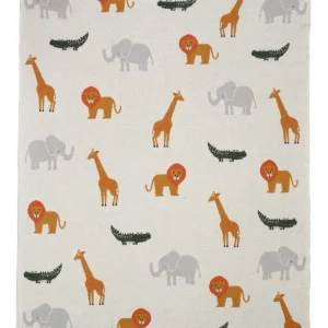 Pătură moale pentru bebeluși - safari sălbatic