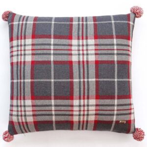 Checkered cushion cover - multicolor