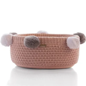 Coș de depozitare - Roz