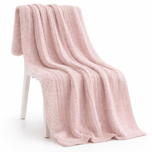 Cozy fur blanket- Light pink