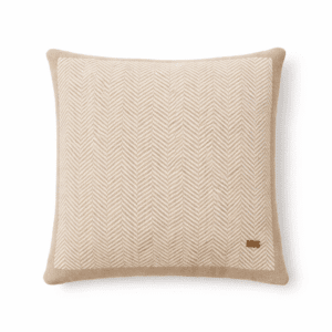 Knitted cushion cover- Beige-cream