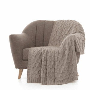 Pătură pentru canapea - gri-bej