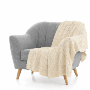 Pătură pentru canapea - crem