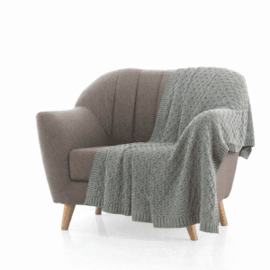 Pătură pentru canapea - verde salvie