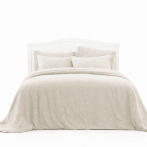 Husă de pilotă reversibilă cu 2 fețe de pernă, cu buline - Bej 220 cm x 240 cm