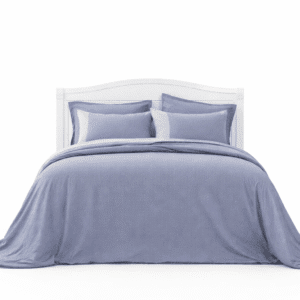 Husă de pilotă reversibilă cu 2 fețe de pernă cu buline - Albastru 220 cm x 240 cm