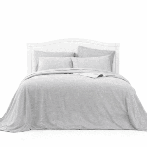 Husă de pilotă reversibilă cu 2 fețe de pernă cu buline - Gri 220 cm x 240 cm