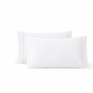 Set Fețe de Pernă - Alb 50cm x 75cm