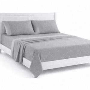 Bed Sheet with 2 Pillow Cases dots - Grey 224cm x 275cm