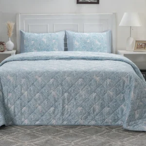 Quilt set - Rustic Fern- Blue