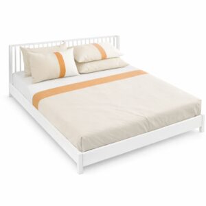 Bed Sheet with 2 pillow cases- Manhattan Cream 274cm x 274cm