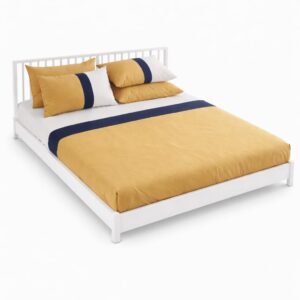 Bed Sheet with 2 pillow cases- Manhattan Beige 274cm x 274cm