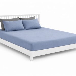 Bed Sheet with 4 pillow cases- Spotlight Blue petrol 274cm x 274cm