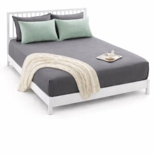 Bed Sheet with 4 pillow cases- Spotlight Dark Grey 274cm x 274cm